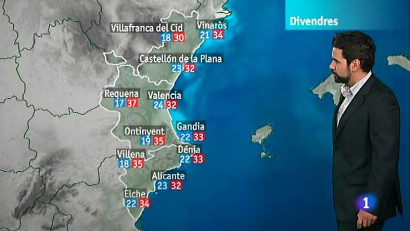 El tiempo en la Comunidad Valenciana - 16/08/12 - Ver ahora