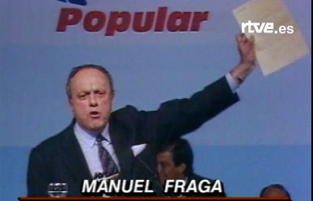  - Fraga respalda a Aznar (1990)