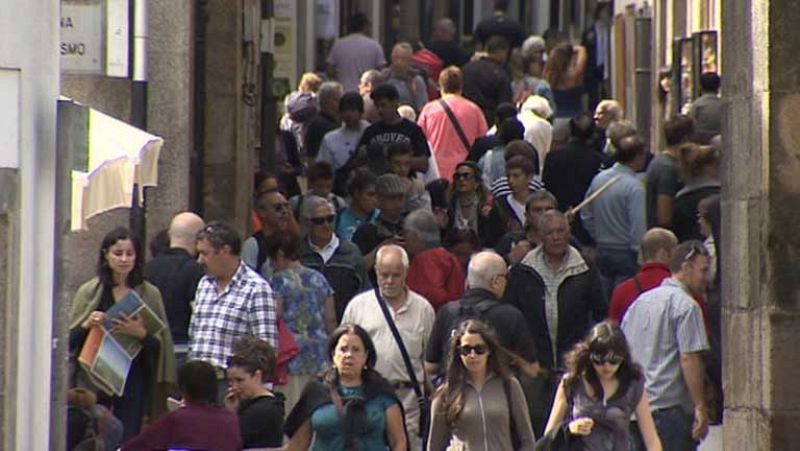Santiago de Compostela recibe en los últimos seis días cerca de 12.000 peregrinos 
