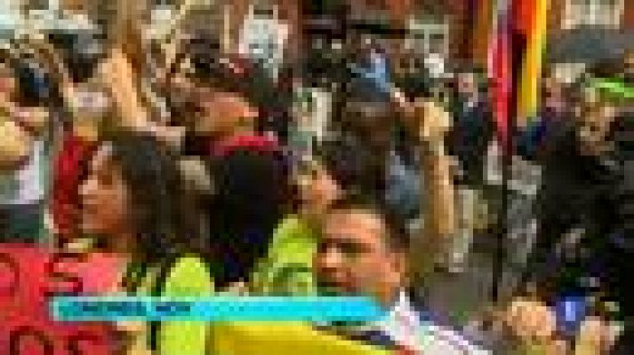 Telediario 1 - Reino Unido no dejará que Assange salga del país