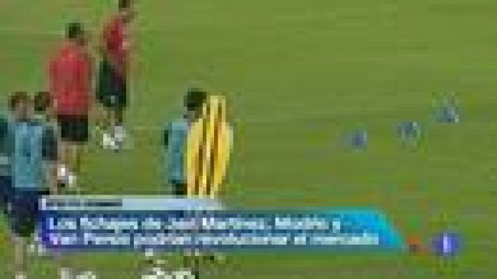 Telediario 1 - El mercado de fichajes, una especie de efecto dominó