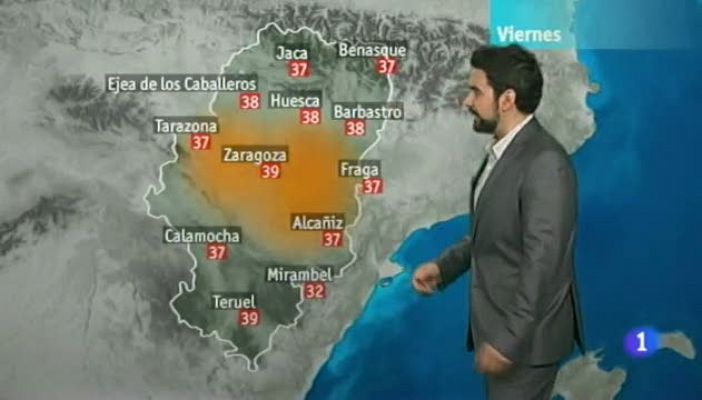 El tiempo en Aragón - 17/08/12