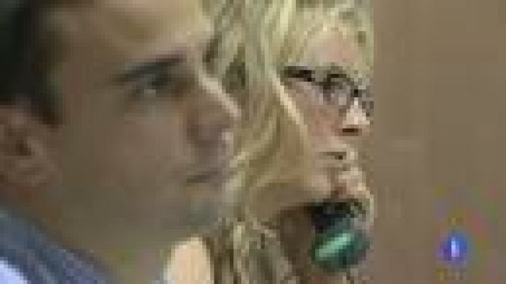 Telediario 1 - Mejora de la prima de riesgo