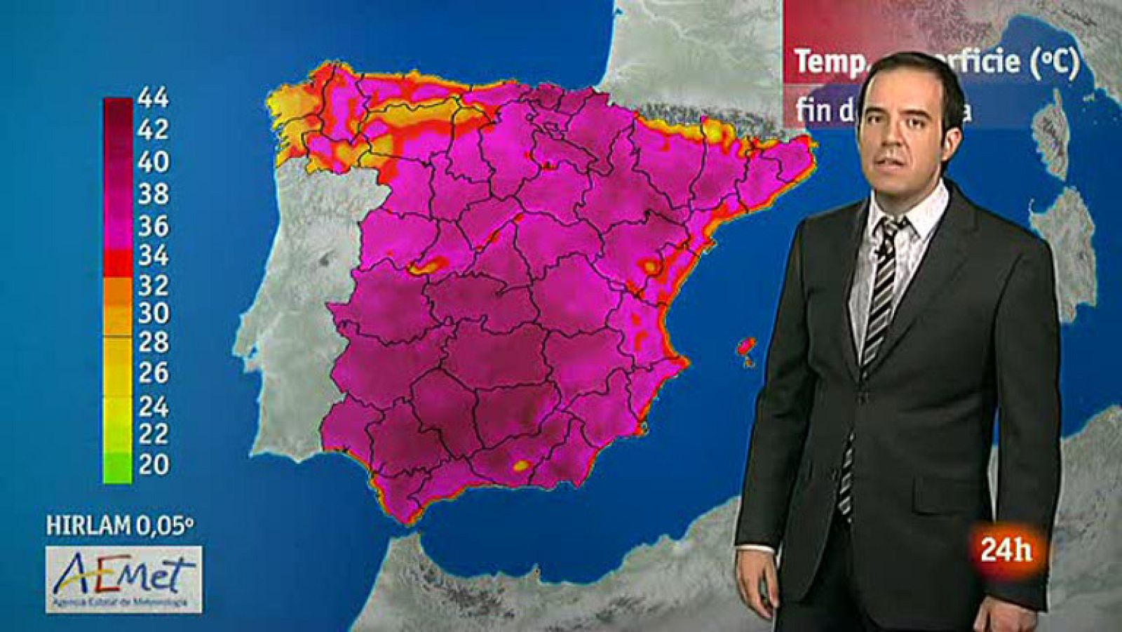 El tiempo: 42 provincias en alerta este sábado por temperaturas de hasta 40 grados  | RTVE Play