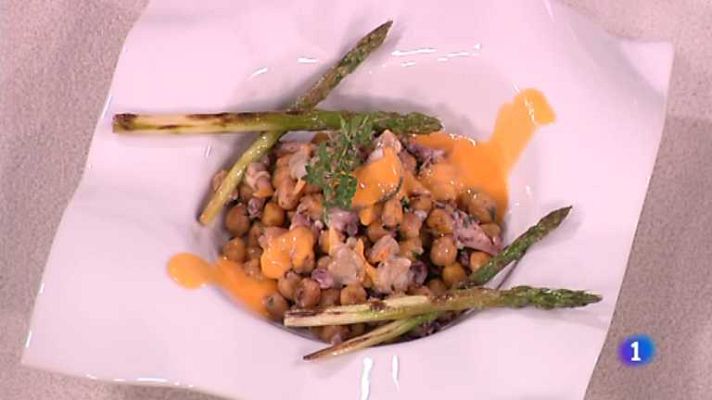 Cocina con Sergio - Garbanzos crujientes con vinagreta