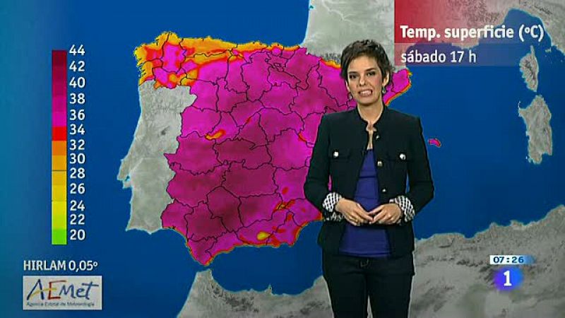 Temperaturas altas en Baleares y Península para este domingo 