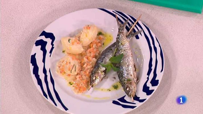 Cocina con Sergio - Sardinas al limón con patatas