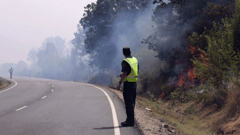 Incendios en España