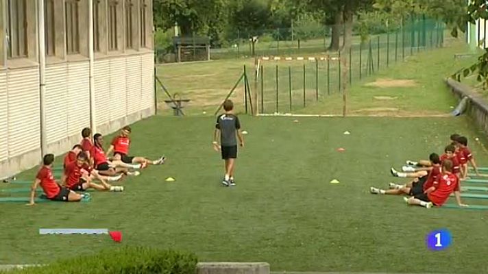 Telediario 1 - Llorente y Javi Martínez entrenan en Lezama