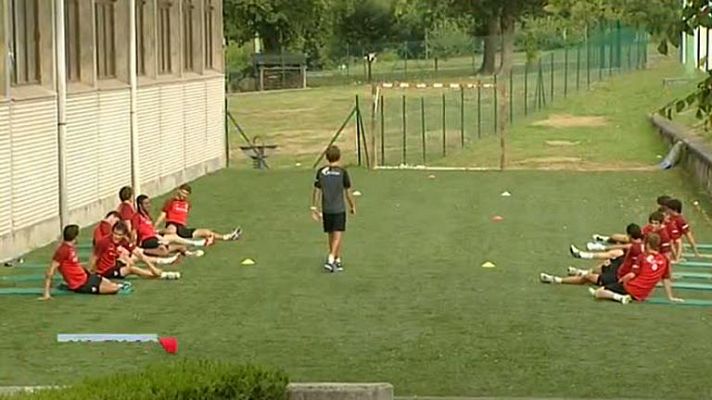 Telediario 1 - Llorente y Javi Martínez entrenan en Lezama