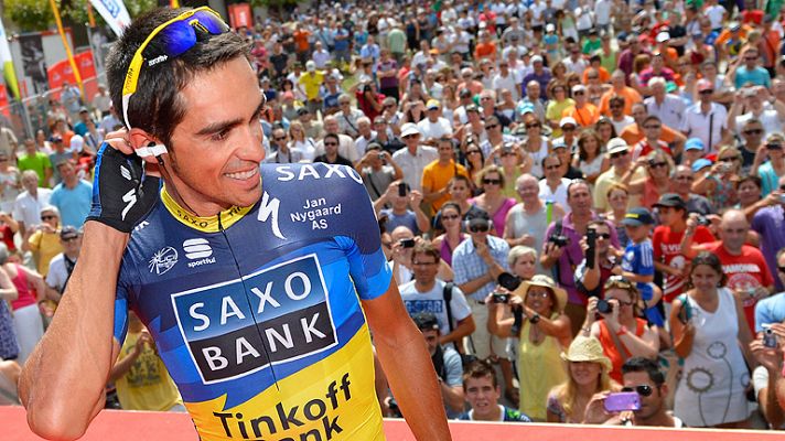 Vuelta ciclista a España - Contador apunta a victoria en Arrate