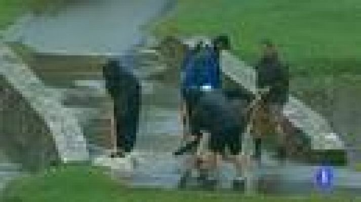 Telediario 1 - Sergio García acaricia la gloria, bajo la lluvia, en Carolina del Norte.