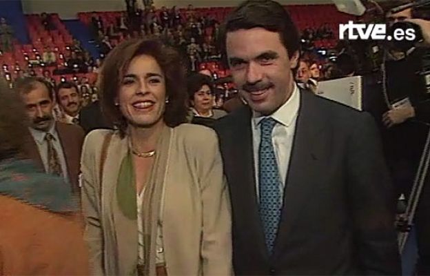 Fue noticia en el Archivo de RTVE - Aznar, en el Congreso de PP (1996)