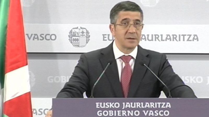  Patxi López adelanta las elecciones vascas: "Ha sido una decisión meditada"