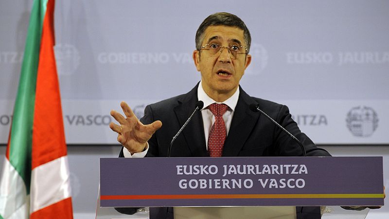 Patxi López anuncia el adelanto de las elecciones vascas al 21 de octubre