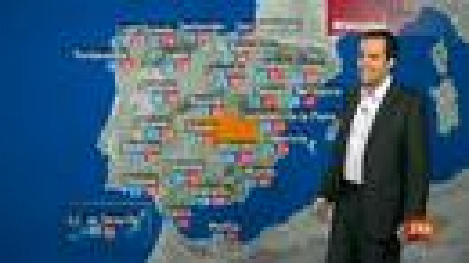 Calor en el centro y el sureste y tormentas en zonas montañosas