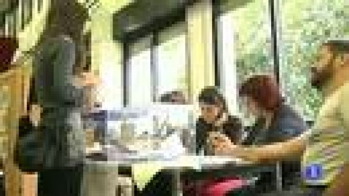 Telediario 1 - Precampaña en el País Vasco