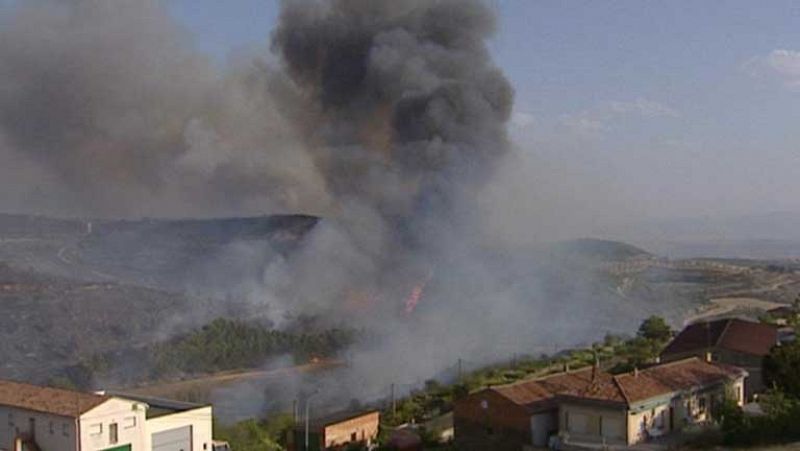 El incendio de Aras, en Navarra, se da ya por controlado tras arrasar unas mil hectáreas