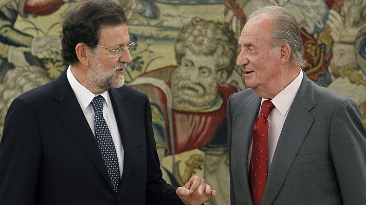 Telediario 1 - Rajoy y el rey retoman sus despachos semanales tras las vacaciones