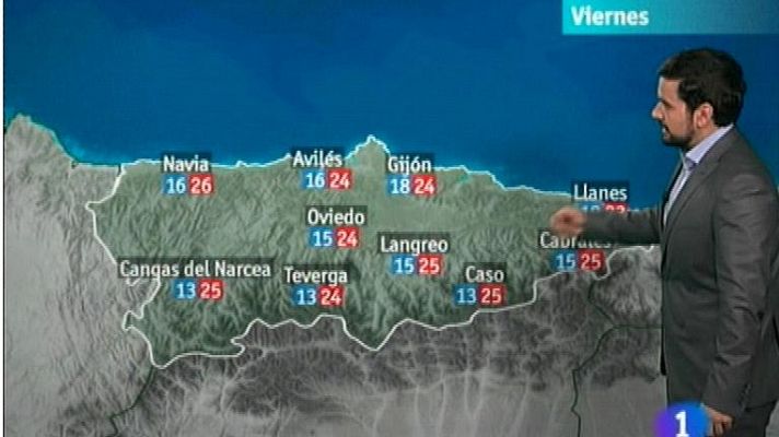 Panorama Regional - El tiempo en Asturias - 23/08/12