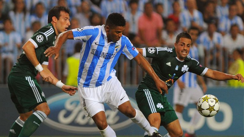 El Málaga, un poco más cerca de cumplir el sueño de la Champions 