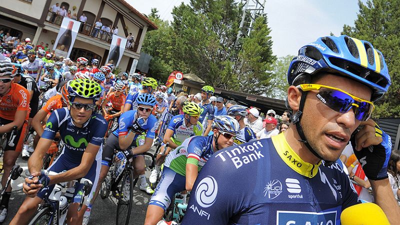 Alberto Contador, corredor español del Saxo Bank, ha asegurado en la salida de la séptima et