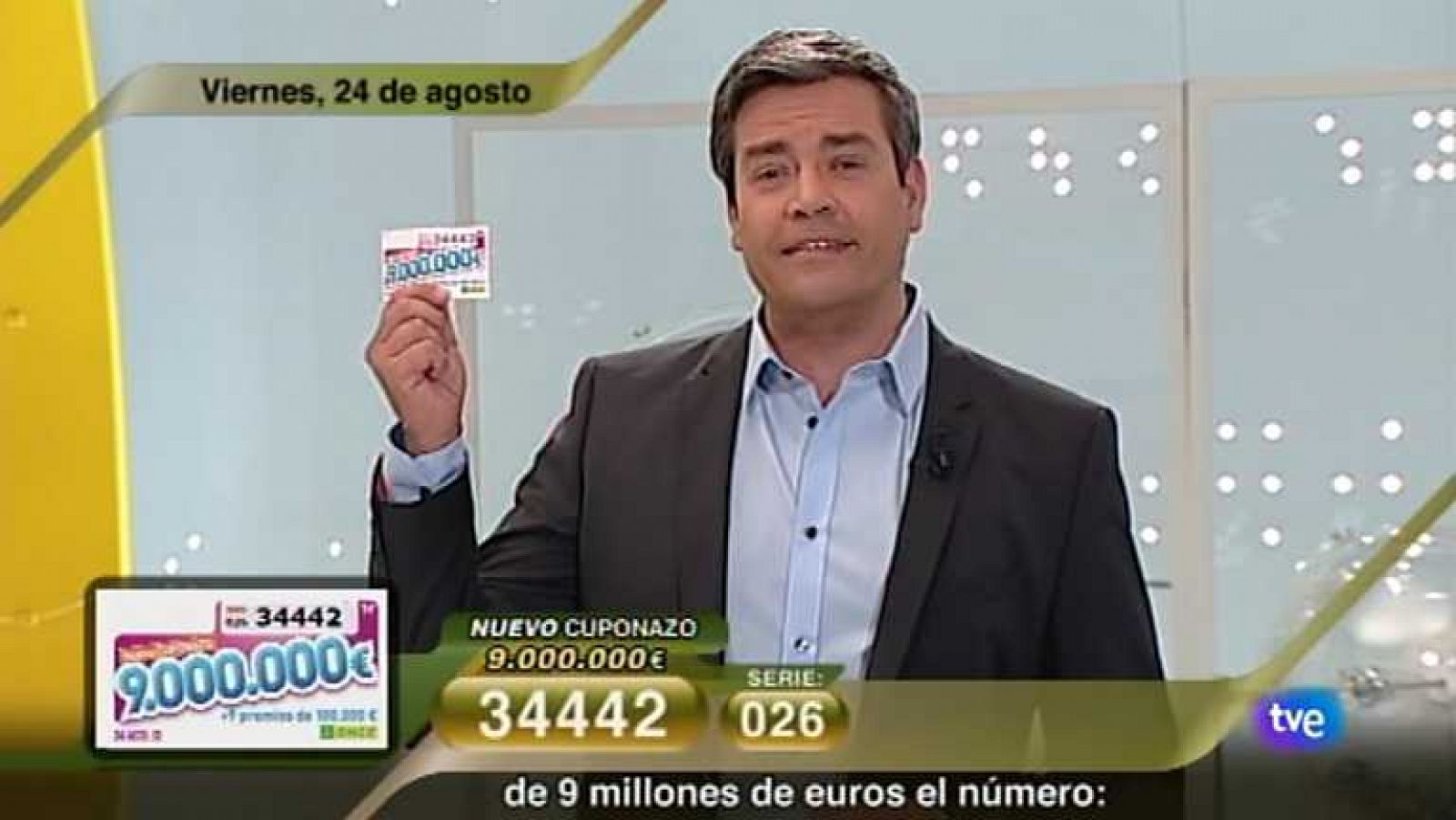 Sorteo ONCE - 24/08/12 - Ver ahora 