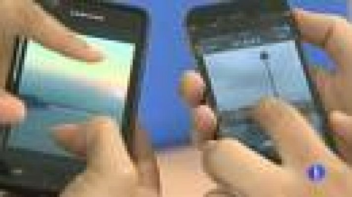Telediario 1 - Guerra entre Apple y Samsung