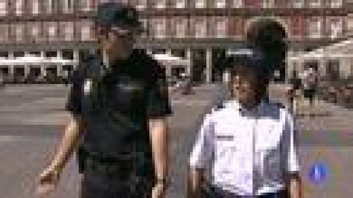 Telediario 1 - Intercambio de policias