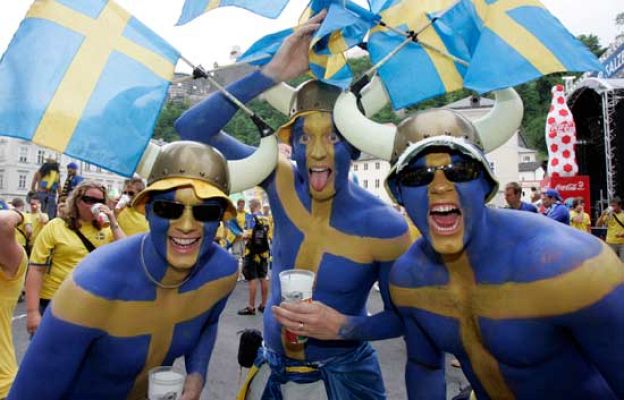 Eurocopa - Más suecos que españoles