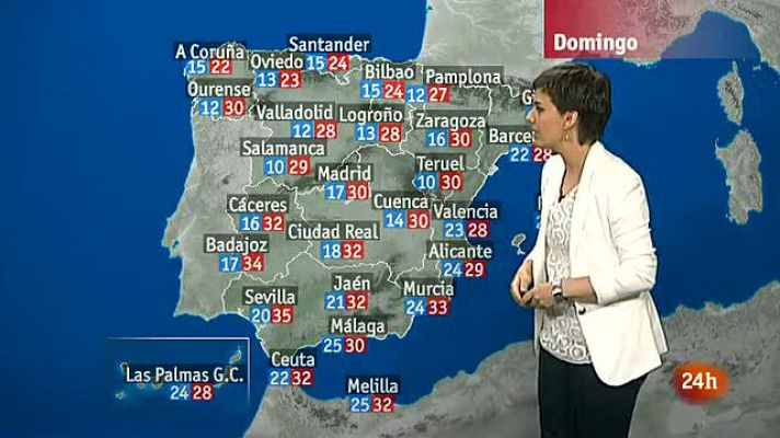 El tiempo - Las temperaturas nocturnas bajan en la Península salvo en Andalucía