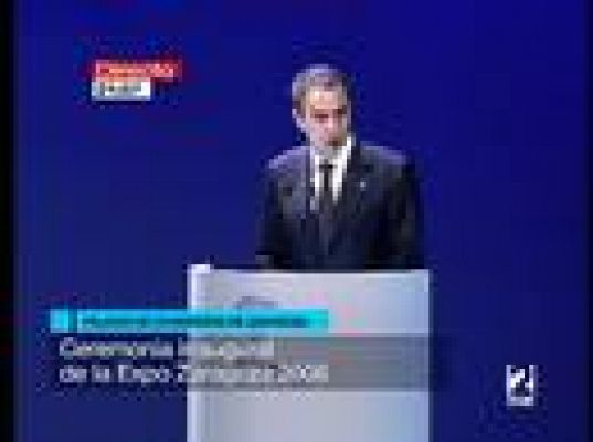  - Zapatero hace un elogio al Ebro.