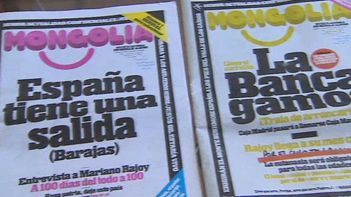 Telediario 1 - Contra la crisis, el humor