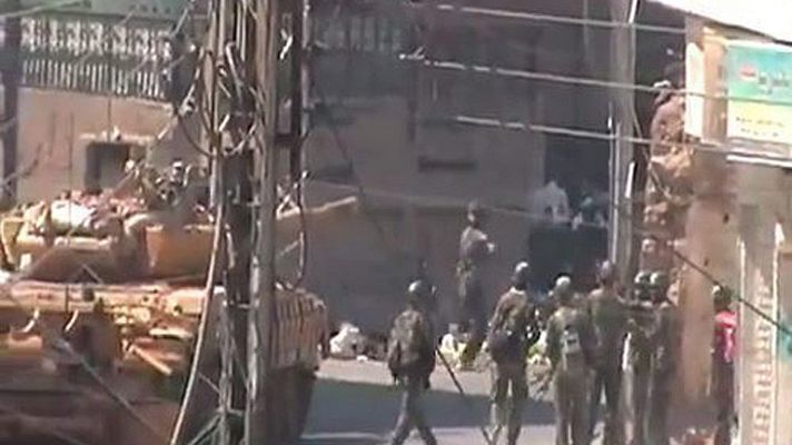 Telediario 1 - Asad: Ganaremos "a cualquier precio" la "conspiración extranjera" contra Siria