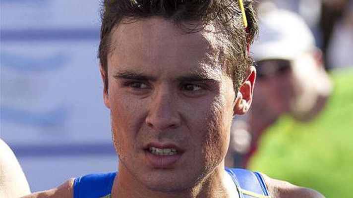 Telediario 1 - Gómez Noya, segundo en la cita mundial de Estocolmo