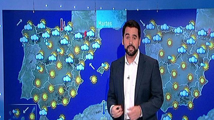 El tiempo - Nubosidad en toda la mitad norte peninsular