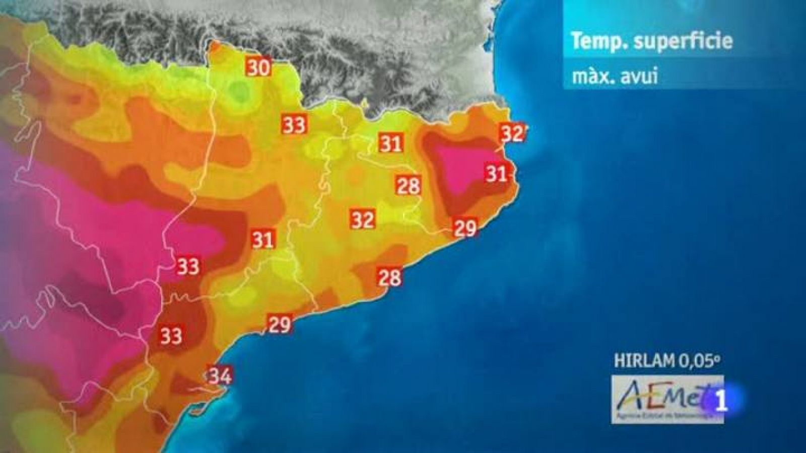 L'Informatiu: El temps - 27/08/12 | RTVE Play