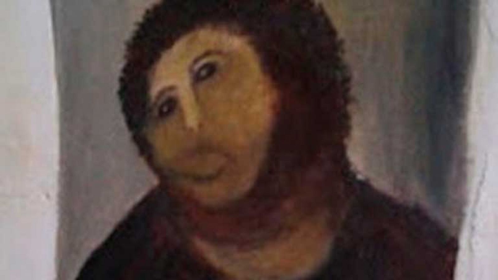El Ecce Homo restaurado se convierte en toda una atracción turística del pueblo de Borja