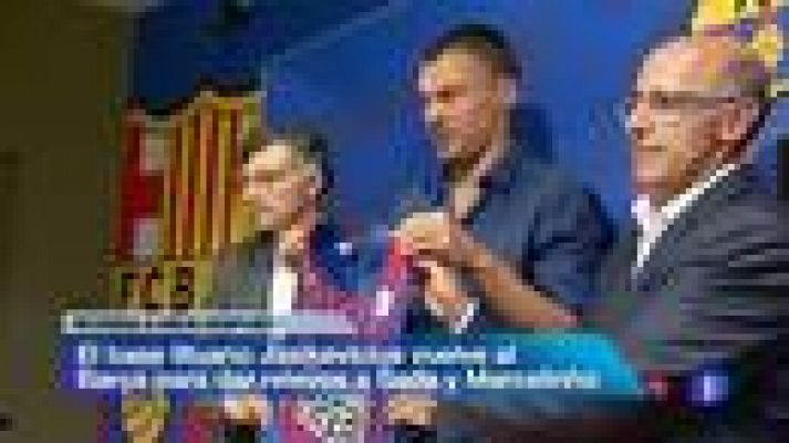 Telediario 1 - Jasikevicius: "Sabía que iba a volver al Barcelona"