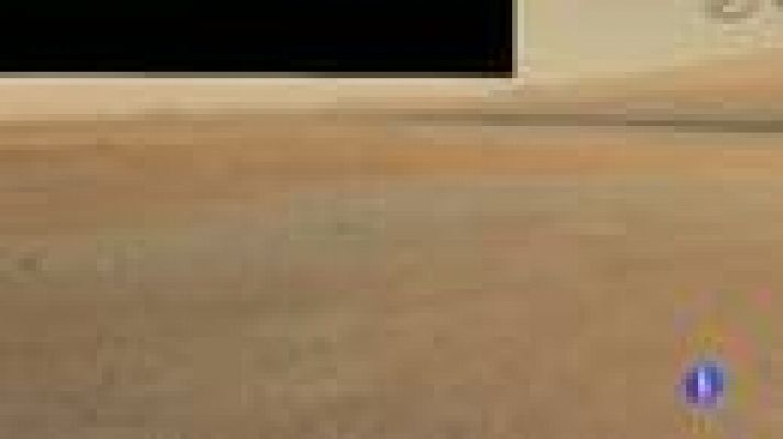 Telediario 1 - Primeras palabras del Curiosity