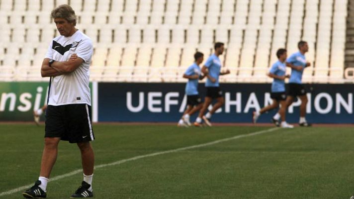 Telediario 1 - El Málaga quiere hacer historia ante el Panathinaikos