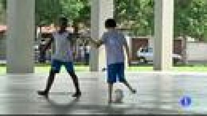 Telediario 1 - Gabriel, el niño que juega al fútbol sin pies