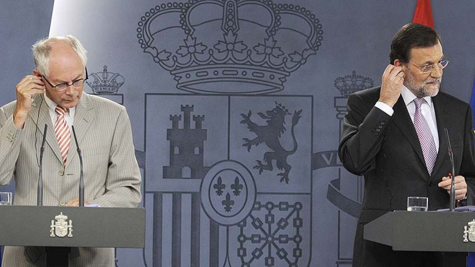 Rajoy y Van Rompuy niegan que estén negociando un nuevo rescate para España - Informativo 24h | Ver