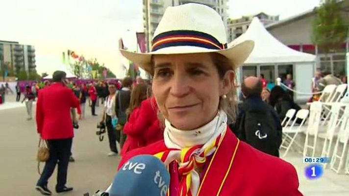 Informativo 24h - La infanta Elena anima a los atletas paralímpicos en Londres