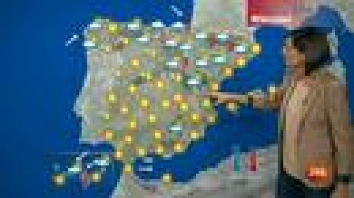 El tiempo - Nubes en el norte y el este y bajada de temperaturas en el Cantábrico