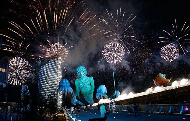 Luz y sonido para inaugurar la Expo