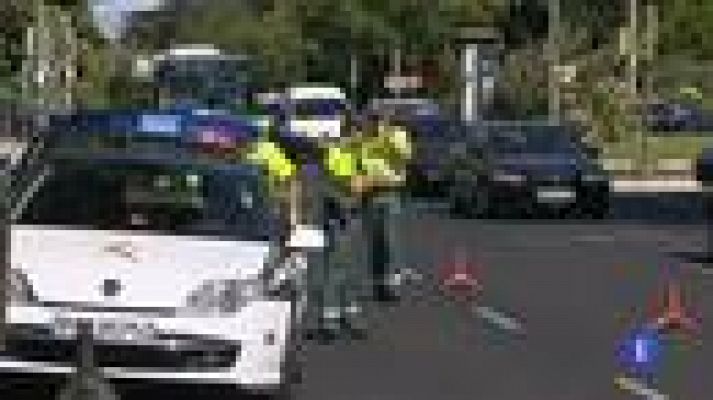 Telediario 1 - El rey en la DGT