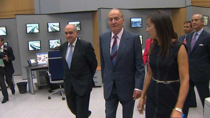 Telediario 1 - El rey en la DGT