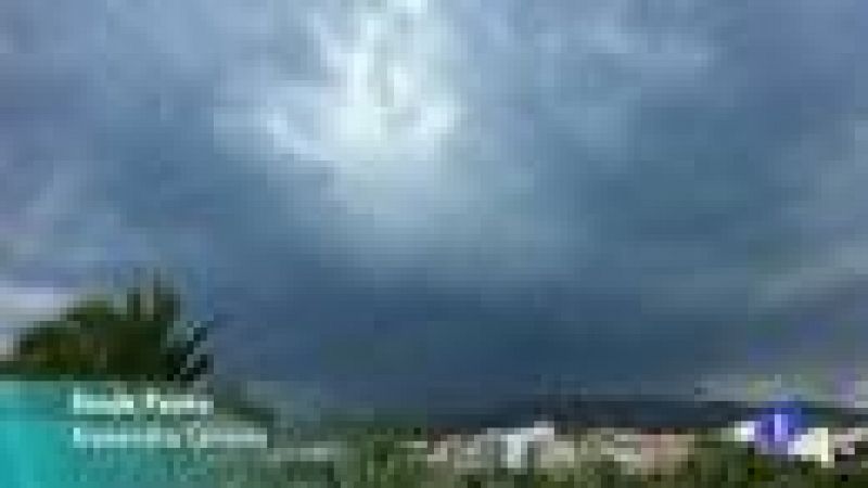 Chubascos y tormentas fuertes en Baleares, Cataluña y el sureste