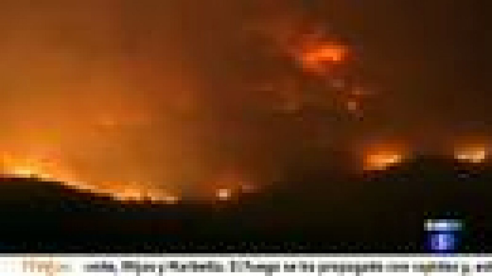 Telediario 1: Un incendio se propaga en Málaga y obliga a desalojar varias poblaciones | RTVE Play